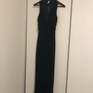Windsor Velvet Black Dress
